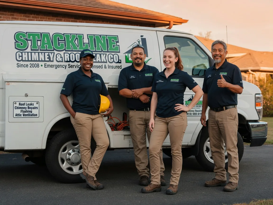 Chimney flashing repair company in Hartshorn, MO